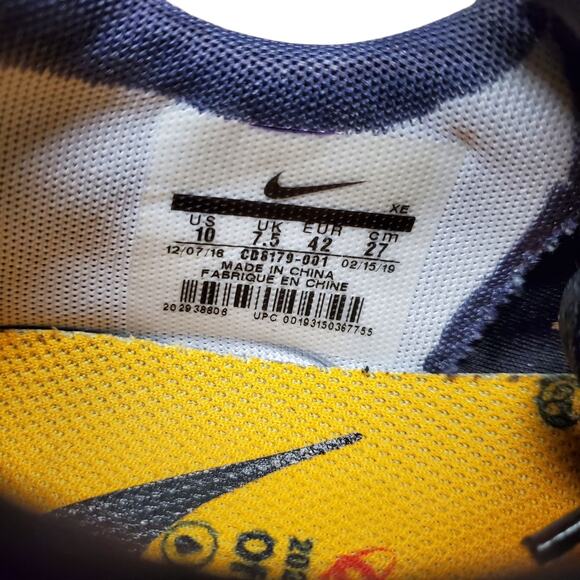 Off-White x Nike Zoom Terra Kiger 5 Black Women's Sneakers - Size 10 - Picture 8 of 8